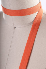 Fold Over Elastic Trim Orange 5/8"
