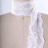 Stretch Lace Trim 2.5" Floral Scalloped