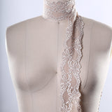 Stretch Lace Trim Beige 2.5 Inch