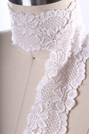 Stretch Lace Trim White Ivory 2.5 Inch