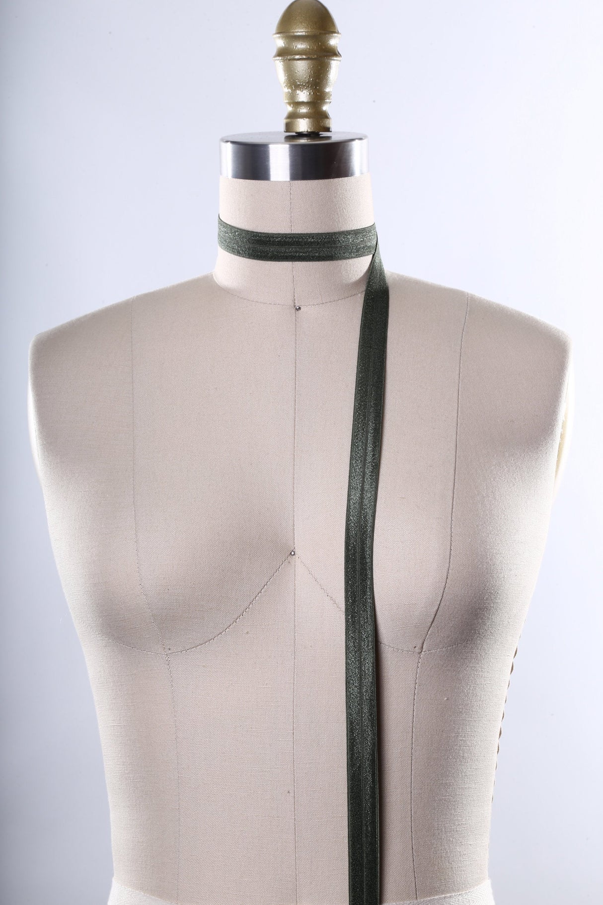Fold Over Elastic 5/8in Green