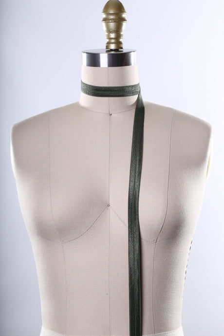 Fold Over Elastic 5/8in Green