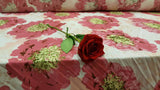 Rayon Challis Pink Blush Floral