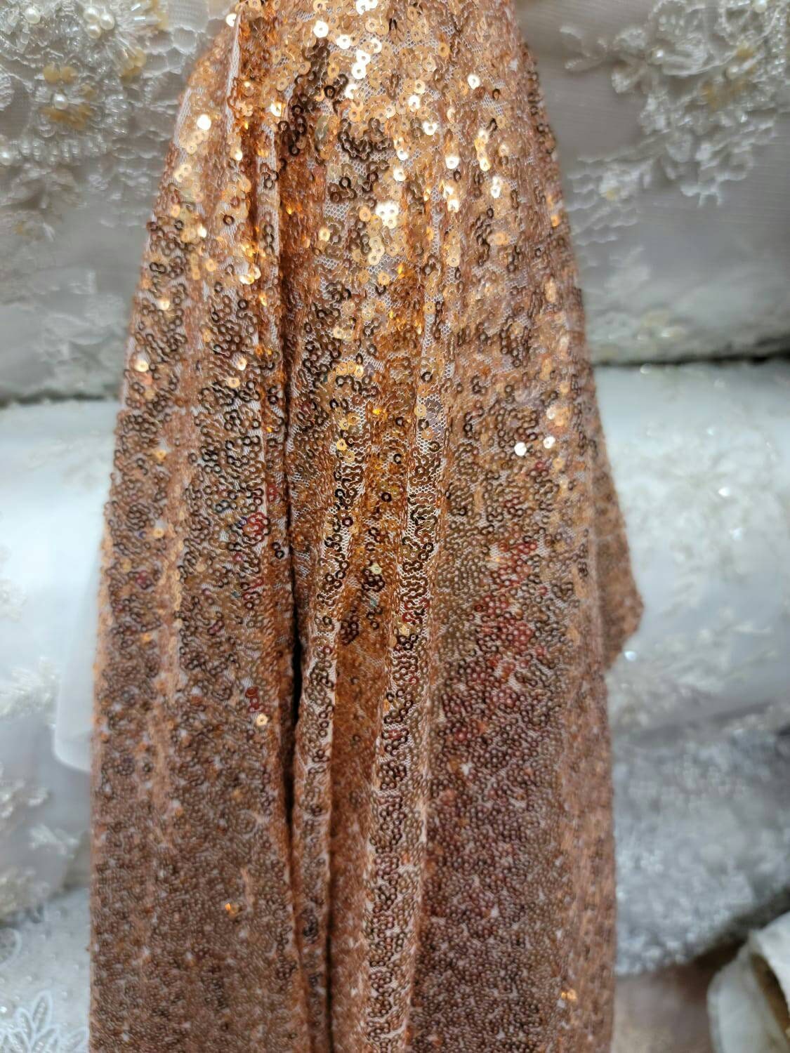 Sequin Mesh Fabric Cooper
