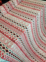 Rayon Challis Print Pink Coral