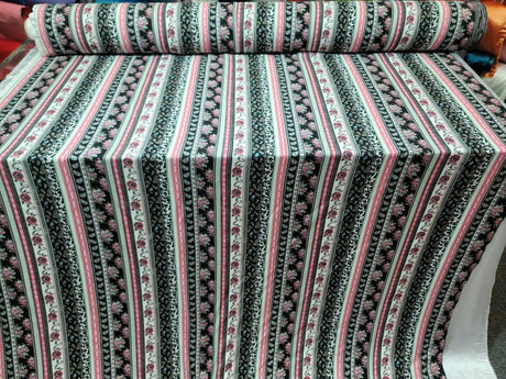 Rayon Challis Multicolor Floral Print