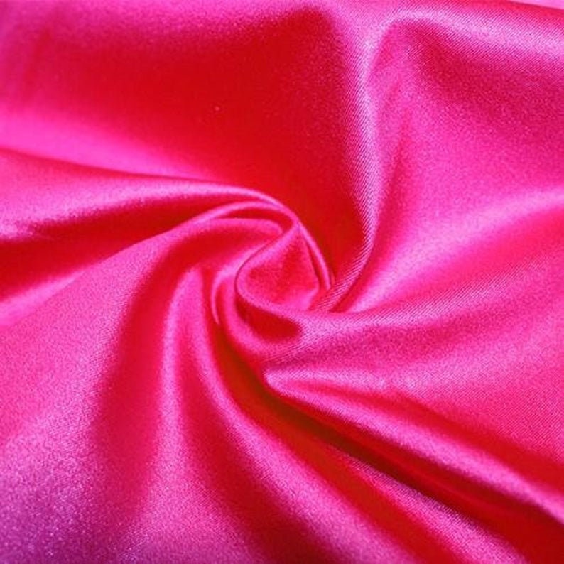 Shiny Finish Milliskin Nylon Spandex Fabric Fuchsia