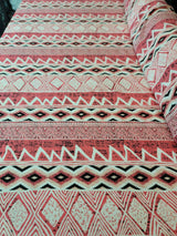 Rayon Challis Print Pink Coral