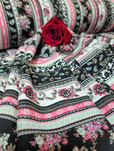 Rayon Challis Multicolor Floral Print
