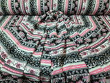 Rayon Challis Multicolor Floral Print