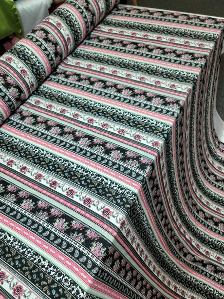 Rayon Challis Multicolor Floral Print