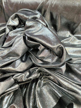 Stretch Spandex Silver Shimmer Gray
