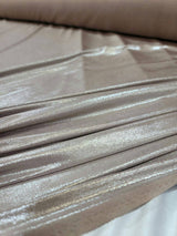 Champagne Sparkly Stretch Fabric