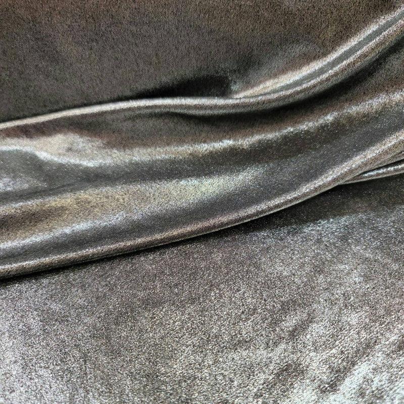 Stretch Spandex Silver Shimmer Gray