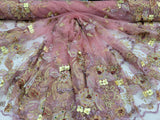 Embroidered Lace Rainbow Unicorn Floral Multicolor