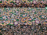 Sequin Embroidery Lace on Black Velvet