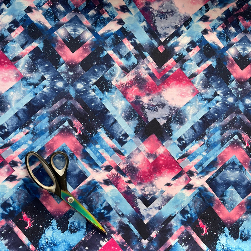 Interstellar Polyester Spandex Fabric - Printed, 58"/60" Width (1 Yard)