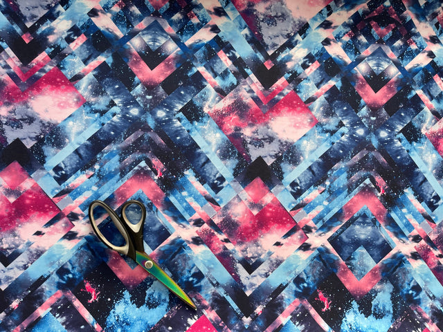 Interstellar Polyester Spandex Fabric - Printed, 58"/60" Width (1 Yard)