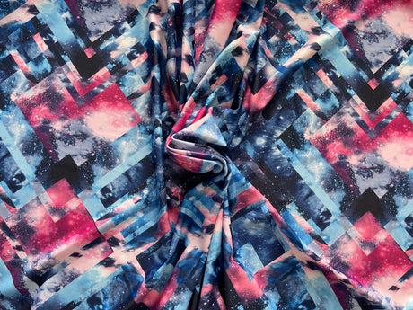 Interstellar Polyester Spandex Fabric - Printed, 58"/60" Width (1 Yard)