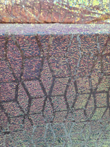 Pink Iridescent Sequin Mesh Fabric
