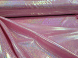 Pink Glitter Foil Lame Fabric