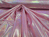 Pink Glitter Foil Lame Fabric