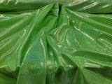 Iridescent Foil Fabric Neon Green