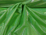 Iridescent Foil Fabric Neon Green
