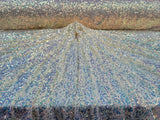 Sequin Iridescent Stretch Mesh Light Yellow