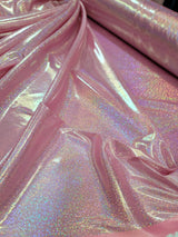 Pink Glitter Foil Lame Fabric