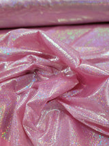 Pink Glitter Foil Lame Fabric