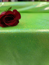 Iridescent Foil Fabric Neon Green