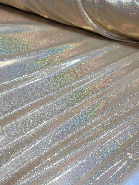 Iridescent Shimmer Fabric Gold