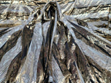 Gold Sparkly Metallic Stretch Spandex Fabric