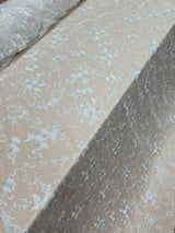 Embroidered Floral Lace White