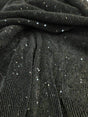 Sequin Spandex Black 4-Way Stretch Fabric