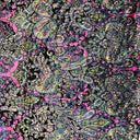 Burnout Stretch Velvet Fabric Multicolor