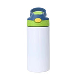Sublimation Kids Tumbler Stainless Steel Fabric - Green/Blue, 12 Oz Capacity (1 Tumbler)