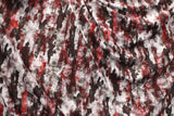 Distressed Camouflage Printed Spandex Fabric - Red And Gray, 58"/60" Width (1 Yard)