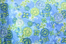 Boho Paisley Polyester Spandex Fabric - Pink Blue Paisley Print, 58"/60" Width (1 Yard)