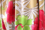 Modern Tropical Floral Polyester Spandex Fabric - Tropical Floral Print, 58/60" Width (1 Yard)