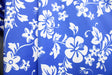 Tropical Blue Hibiscus Floral Polyester Spandex Fabric - Blue Hibiscus Floral, 58"/60" Width (Yard 36" X 60")