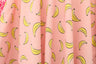 Tropical Fruits Polyester Spandex Fabric - Pineapples, Bananas, 58"/60" Width (1 Yard)