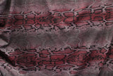 Rattle Snake Spandex Fabric - Snake Print, 58"/60" Width (1 Yard)