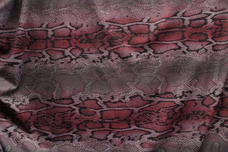 Rattle Snake Spandex Fabric - Snake Print, 58"/60" Width (1 Yard)