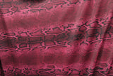 Rattle Snake Spandex Fabric - Snake Print, 58"/60" Width (1 Yard)