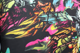 Colorful Feathers Polyester Spandex Fabric - Colorful Traditional Feathers, 58"/60" Width (Yard (36" X 60"))
