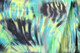 Abstract Zebra Spandex Fabric - Black And White Zebra Print, 58"/60" Width (1 Yard)