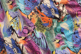Butterfly Collage Polyester Spandex Fabric - Butterfly Collage Print, 58"/60" Width (1 Yard)