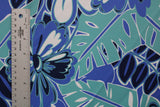 Classic Pool Tropical Floral Spandex Fabric - Tropical Floral Print, 58"/60" Width (1 Yard)
